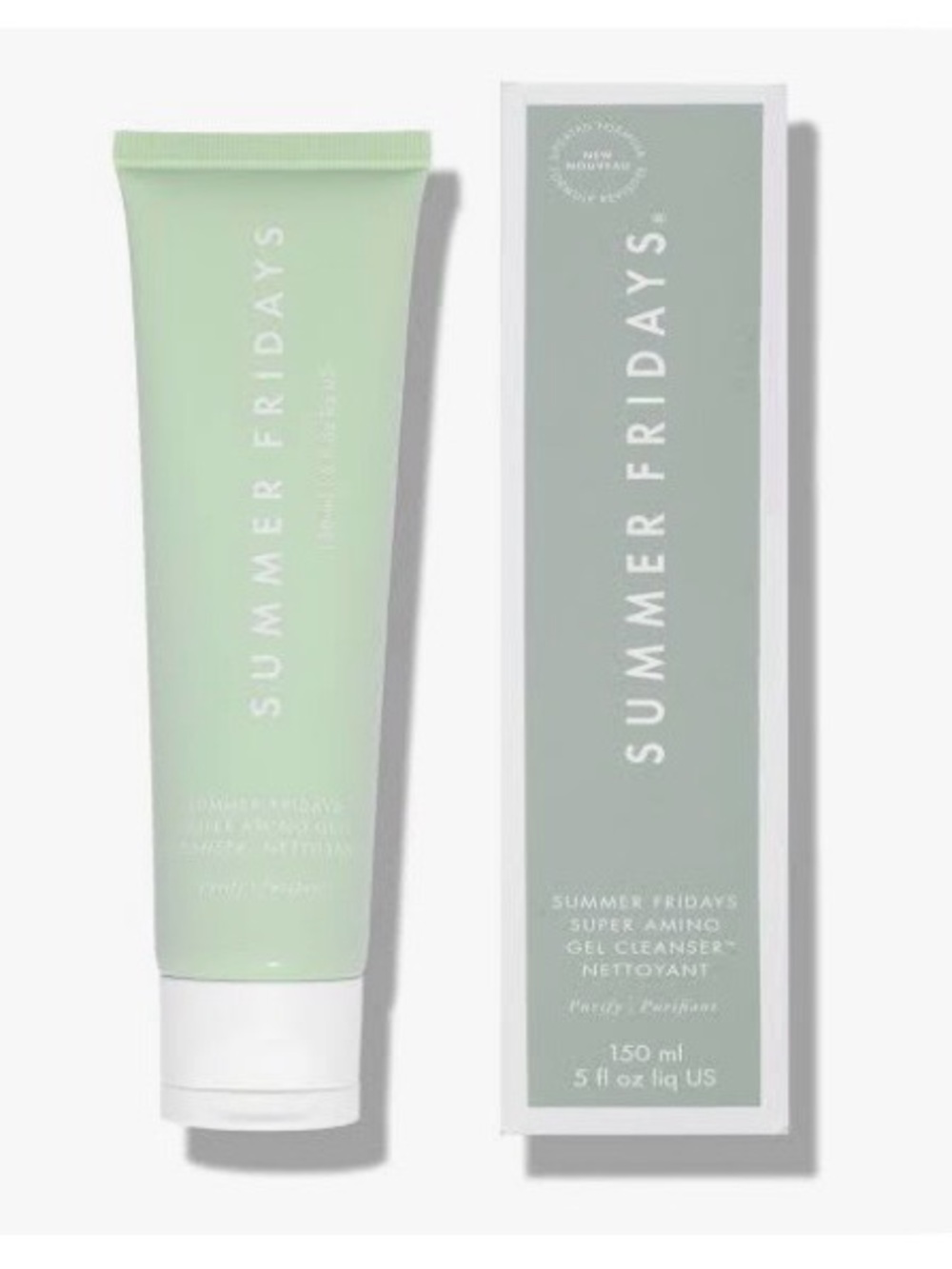 2 pack Summer Fridays Super Amino Gel Cleanser - Mint Green